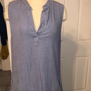Bella Dahl chambray dress, with pockets!